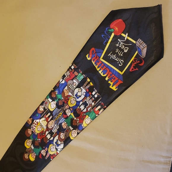 "Simply the Best" Teacher Tie - New - Picture 1 of 6
